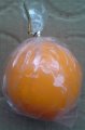 Svíčka koule 6 cm- oranžová