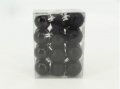 Dekorační kuličky (sada 24 ks) - černá