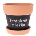 Keramický obal na květináč s podtáckem, 0/24