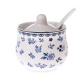 Porcelánová cukřenka s lžicí, 300ml, 6/36
