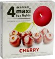 Čajová svíčka maxi velká 4 ks CHERRY